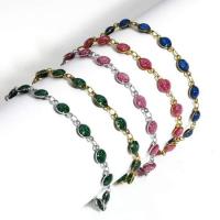 Bracelet couleur plaque 18 carats